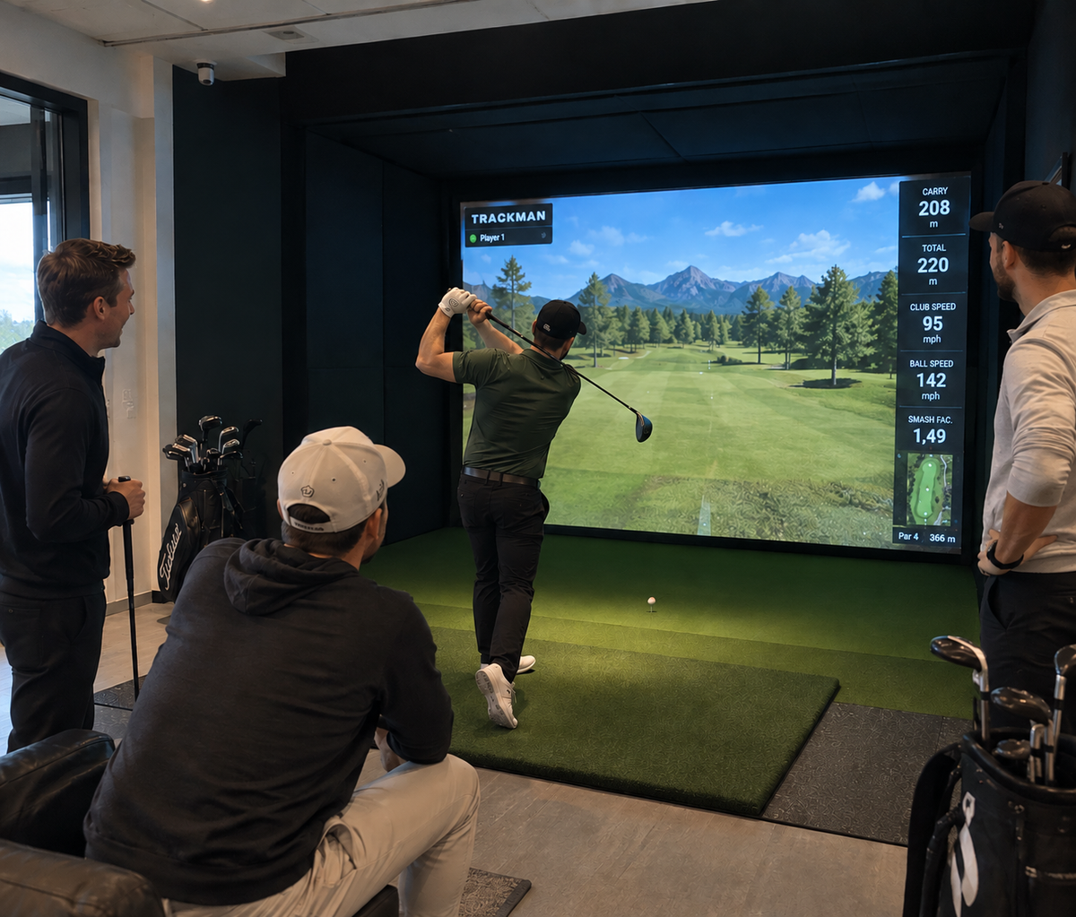 Golfhermir fyrir 4